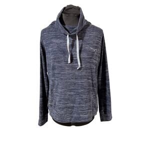 Kimes Womens Cowl Neck Top - X-Large Blue Kimes Ranch Apparel Western Brand